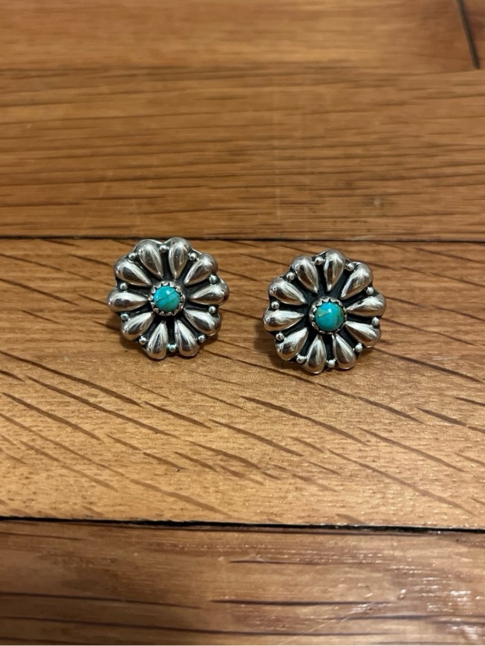 HaDa Collection Sterling Silver & Turquoise Earrings
